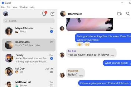 17/06/2024 App de mensajería Signal para escritorio en Windows POLITICA INVESTIGACIÓN Y TECNOLOGÍA SIGNAL