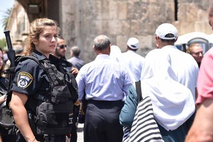 18-01-2020 Policía en la Ciudad Vieja de Jerusalén POLITICA ORIENTE PRÓXIMO ASIA ISRAEL POLICÍA DE ISRAEL