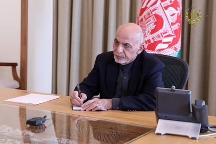18-03-2020 El presidente de Afganistán, Ashraf Ghani, en el palacio presidencial POLITICA ASIA INTERNACIONAL AFGANISTÁN PRESIDENCIA DE AFGANISTÁN