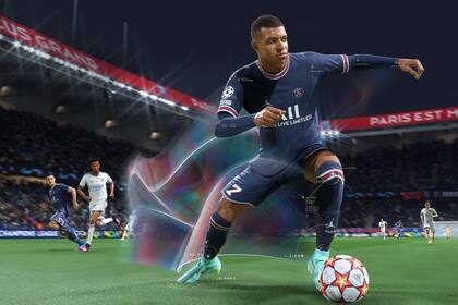 18-10-2021 El jugador de fútbol francés Kylian Mbappé, en el videojuego FIFA 22. POLITICA INVESTIGACIÓN Y TECNOLOGÍA PLAYSTATION / EA