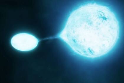 18-10-2021 Las estrellas masivas a menudo ocurren en sistemas binarios cercanos en los que una estrella toma masa de su compañera. POLITICA INVESTIGACIÓN Y TECNOLOGÍA ESO/M. KORNMESSER / S.E. DE MINK