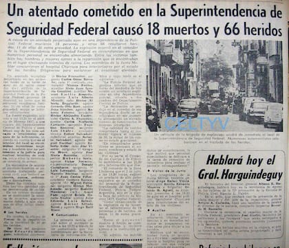 18 personas fallecieron en el acto; las otras 6, días más tarde en el hospital (gentileza del Celtyv)