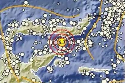 18/01/2023 El servicio geológico de Indonesia (BMKG) detecta un terremoto de magnitud 6,3 SOCIEDAD ASIA INTERNACIONAL INDONESIA BMKG