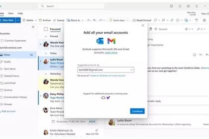 18/05/2023 Interfaz de Microsoft Outlook con la integración de Gmail POLITICA INVESTIGACIÓN Y TECNOLOGÍA MICROSOFT