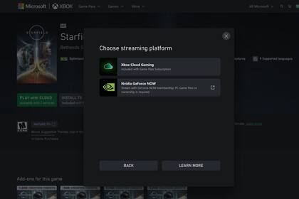 18/07/2024 Integración de la opción Nvidia GeForce Now en las páginas de juegos de Xbox POLITICA INVESTIGACIÓN Y TECNOLOGÍA MICROSOFT