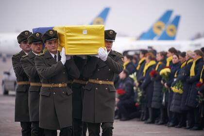 19-01-2020 Féretro de una de las víctimas ucranianas del avión derribado por Irán en Teherán POLITICA EUROPA ASIA UCRANIA IRÁN PRESIDENCIA DE UCRANIA