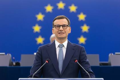 19-10-2021 Mateusz Morawiecki, primer ministro de Polonia, comparece ante la Eurocámara POLITICA EUROPA INTERNACIONAL POLONIA FRED MARVAUX/PARLAMENTO EUROPEO