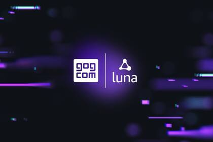 19/03/2024 Logotipos de la tienda de videojuegos GOG y la plataforma de juego Amazon Luna POLITICA INVESTIGACIÓN Y TECNOLOGÍA GOG.COM