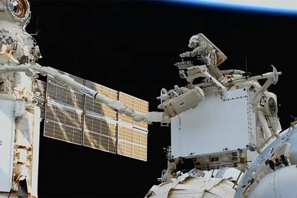 19/04/2023 Cosmonautas de la ISS en la caminata espacial del 19 de abril de 2023 POLITICA INVESTIGACIÓN Y TECNOLOGÍA NASA