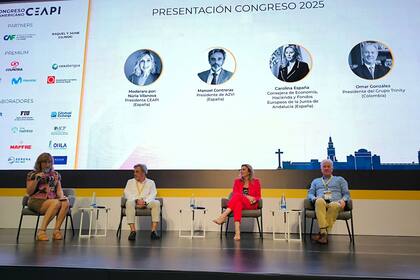 19/06/2024 La consejera de Economía, Hacienda y Fondos Europeos, Carolina España, en la séptima edición del Congreso Iberoamericano de Consejo Empresarial Alianza por Iberoamérica (Ceapi) en Cartagena de Indias (Colombia). ECONOMIA