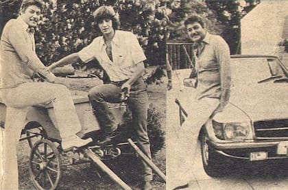 1978, Fernando Lúpiz junto a su amigo Guy Williams
