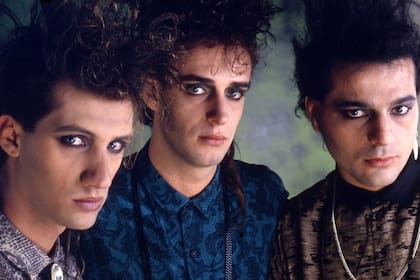 Soda Stereo a mediados de los 80, en pleno auge de "raros peinados nuevos"