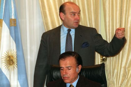 Carlos Menem y Domingo Cavallo, Presidente y ministro de Economía en 1995.