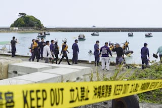 2 muertos en el naufragio de barcos con estudiantes cerca de lugar asignado a base de EE.UU. en Japón