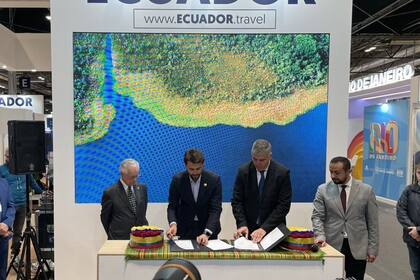 20/01/2023 Fitur.- Ecuador toma el relevo de Guatemala y será el país socio de Fitur en la edición de 2024.  Fitur 2024 ampliará su superficie y contará con un pabellón más  ECONOMIA IFEMA MADRID