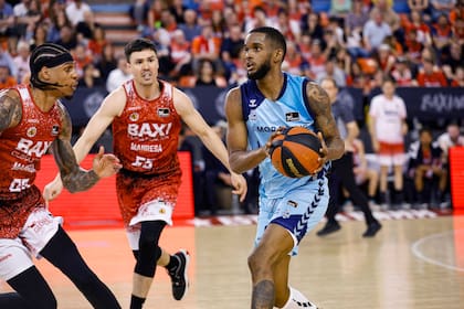 20/04/2024 El jugador del MoraBanc Andorra Jean Montero gana el MVP Movistar del mes de abril de la temporada 2023/24 DEPORTES JOAQUIM ALBERCH/ACB PHOTO