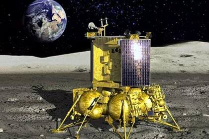 20/08/2023 Ilustración de Luna 25 en la Luna POLITICA EUROPA ESPAÑA INVESTIGACIÓN Y TECNOLOGÍA Roscosmos