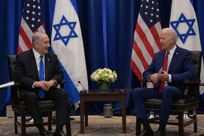 20/09/2023 El primer ministro israelí, Benjamin Netanyahu, y el presidente de Estados Unidos, Joe Biden POLITICA OFICINA DEL PRIMER MINISTRO ISRAELÍ