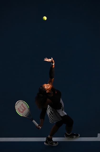 Así lució en el Australian Open 2017