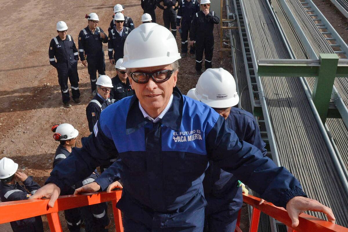 2018. El Presidente visitó en agosto el yacimiento Fortín de Piedra, de Tecpetrol, la petrolera del grupo Techint