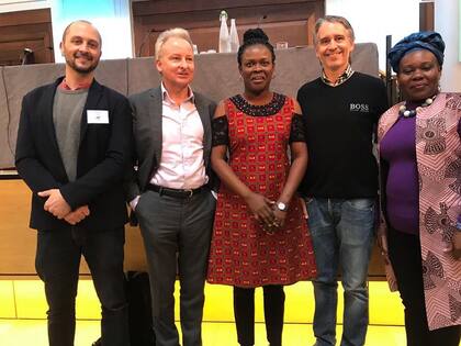 2019, en la Conferencia anual de la fundación Population Matters en Londres, Inglaterra.