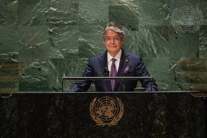 21-09-2021 El presidente de Ecuador, Guillermo Lasso, habla ante la 76 Asamblea General de la ONU. POLITICA UN PHOTO/CIA PAK