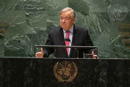 21-09-2021 El secretario general de la ONU, António Guterres, en la apertura de la Asamblea General POLITICA CIA PAK