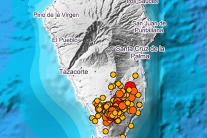 21-11-2021 Los sismos bajan a una quincena desde la pasada medianoche, el mayor de 3.5 de magnitud SOCIEDAD CEDIDO POR IGN