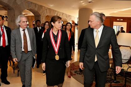 21/11/2022 La fiscal general de Perú, Patricia Benavides, se reúne con una misión de la OEA. POLITICA MINISTERIO PÚBLICO DE PERÚ