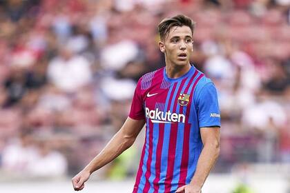 22-09-2021 El jugador Nico González en un partido del FC Barcelona en LaLiga Santander 2021/22 DEPORTES FCB