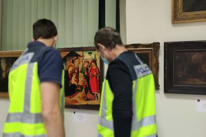 22-10-2021 La Policía de la Generalitat interviene pinturas falsas de Goya y Benlliure CULTURA COMUNIDAD VALENCIANA ESPAÑA EUROPA CASTELLÓN SOCIEDAD GVA