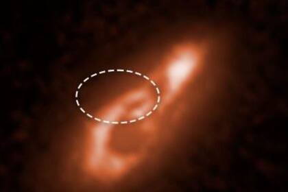 22-11-2021 Una imagen del Hubble reprocesada digitalmente de una galaxia que alberga una Fast Radio Burst (FRB). POLITICA INVESTIGACIÓN Y TECNOLOGÍA NASA, ESA, ALEXANDRA MANNINGS-UC SANTA CRUZ