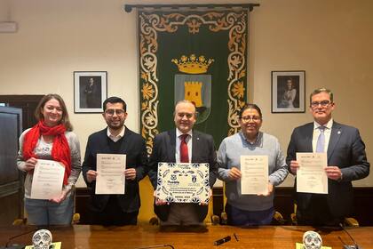 22/01/2024 Firma del convenio de colaboración entre Talavera de la Reina y Puebla (México). CULTURA AYUNTAMIENTO