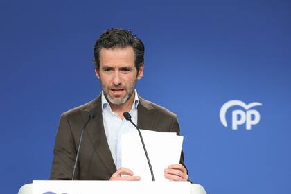 22/04/2024 El portavoz del Partido Popular, Borja Sémper, ofrece una rueda de prensa para valorar los resultados de las elecciones vascas, en la sede del PP, a 22 de abril de 2024, en Madrid (España). El PP se ha consolidado como la cuarta fuerza política. Su grupo parlamentario está compuesto por siete escaños, uno más que los que cosechó en 2020 la coalición PP+Cs. POLITICA Marta Fernández Jara - Europa Press