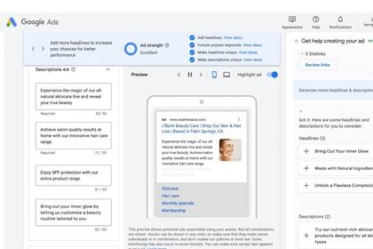 23/01/2024 Google implementa su IA Gemini en la experiencia conversacional de su servicio Google Ads. POLITICA GOOGLE