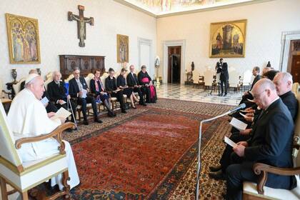 23/02/2023 Reunión del Papa Francisco con una delegación de la Sociedad Max Planck Gesselschaft. ESPAÑA EUROPA MADRID SOCIEDAD Vatican News