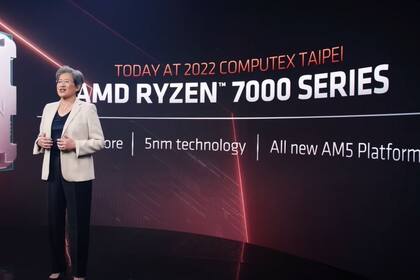 23/05/2022 La presidenta y consejera delegada de AMD, Lisa Su, presenta los nuevos procesadores Ryzen 7000. POLITICA INVESTIGACIÓN Y TECNOLOGÍA AMD.