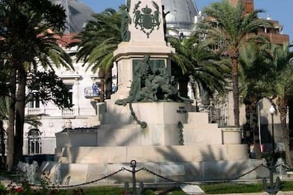 24-03-2022 Monumento a los Héroes de Santiago de Cuba y Cavite, en Cartagena POLITICA ESPAÑA EUROPA MURCIA REGMURCIA.COM