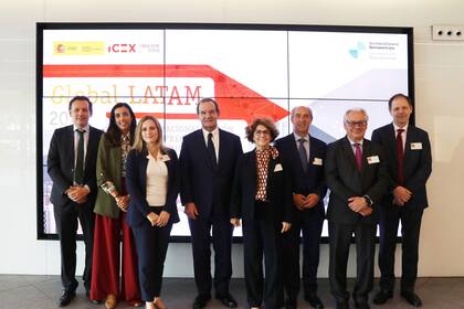 24/05/2023 Presentación del informe 'Global Latam 2022', promovido por ICEX-Invest in Spain, en colaboración con la Secretaría General Iberoamericana (Segib),. En 2022 se llegó a la cifra récord de 67.900 millones de euros, según el 'Global Latam 2022' ECONOMIA ICEX-INVEST