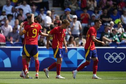 24/07/2024 JJ.OO/Fútbol.- Abel Ruiz: "Estamos felices de poder haber entrado con buen pie en esta competición". El jugador de la selección española masculina de fútbol Abel Ruiz aseguró que están "felices de poder haber entrado con buen pie" en la competición tras debutar este miércoles con victoria ante Uzbekistán en los Juegos Olímpicos, en un encuentro en el que les ha costado "hacer circular la pelota" y "hacer el juego de España". EUROPA DEPORTES FRANCIA PRENSA RFEF