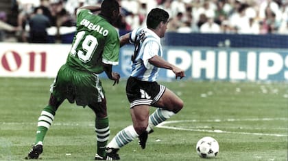 Junto a Signorini, Maradona llevó a cabo un intenso régimen para llegar en condiciones al Mundial 1994