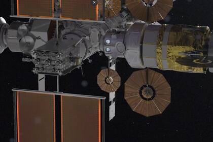 25/06/2024 Imagen de la animación sobre la estación lunar Gateway. La NASA ha difundido una detallada animación 3D de su proyecto Gateway, la primera estación espacial que orbitará la Luna para misiones al espacio profundo. POLITICA INVESTIGACIÓN Y TECNOLOGÍA NASA/BRADLEY REYNOLDS, ALBERTO BERTOLIN