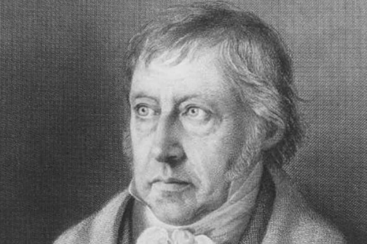 250º aniversario del nacimiento de Hegel, el filósofo del espíritu dialéctico.