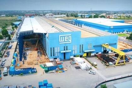 25/10/2023 Una planta de la compañía brasileña de maquinaria industrial Weg ECONOMIA WEG