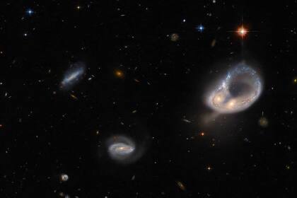 25/11/2022 Fusión de galaxias Arp-Madore 417-391 POLITICA INVESTIGACIÓN Y TECNOLOGÍA EUROPEAN SPACE AGENCY (ESA)