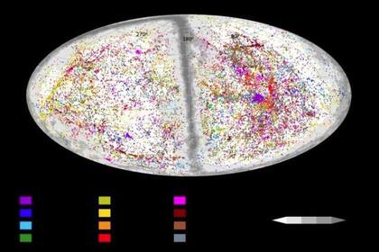 26/09/2022 Mapa de cielo completo que muestra las 56 000 galaxias de Cosmicflows-4 con medidas de distancia. POLITICA INVESTIGACIÓN Y TECNOLOGÍA UNIVERSITY OF HAWAII AT MANOA