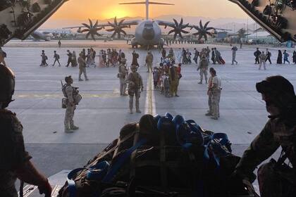27-08-2021 Un avión A400M de Defensa realizando la evacuación de afganos en Kabul ASIA AFGANISTÁN POLÍTICA MINISTERIO DE DEFENSA