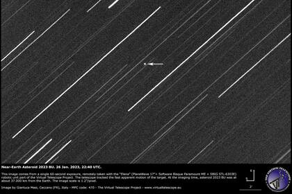 27/01/2023 Asteroide 2023 BU POLITICA INVESTIGACIÓN Y TECNOLOGÍA THE VIRTUAL TELESCOPE PROJECT 2.0