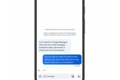 27/02/2024 Gemini en los chats de Google Mensajes. POLITICA GOOGLE