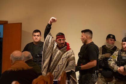 27/07/2023 El dirigente mapuche Facundo Jones Huala. POLITICA ALEJANDRA BARTOLICHE